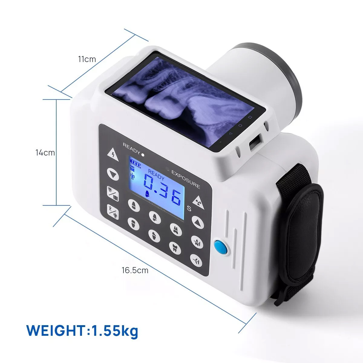 Handheld Dental X-Ray Machine Portable X-Ray Unit + 2230 / 2635 Dental Xray Sensor